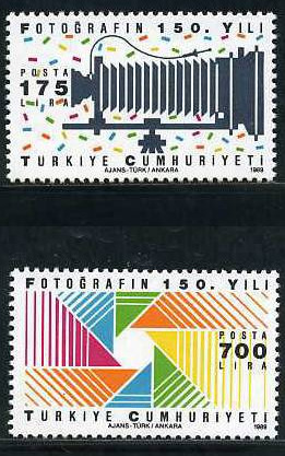 Turkey 1989 Photography on Stamps