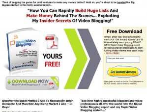 Rapid Video Blogging - Marketing Video Guide