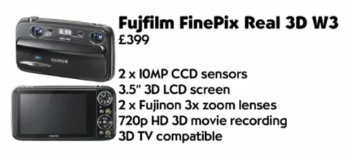 Fujifilm Fine Pix Real 3D W3